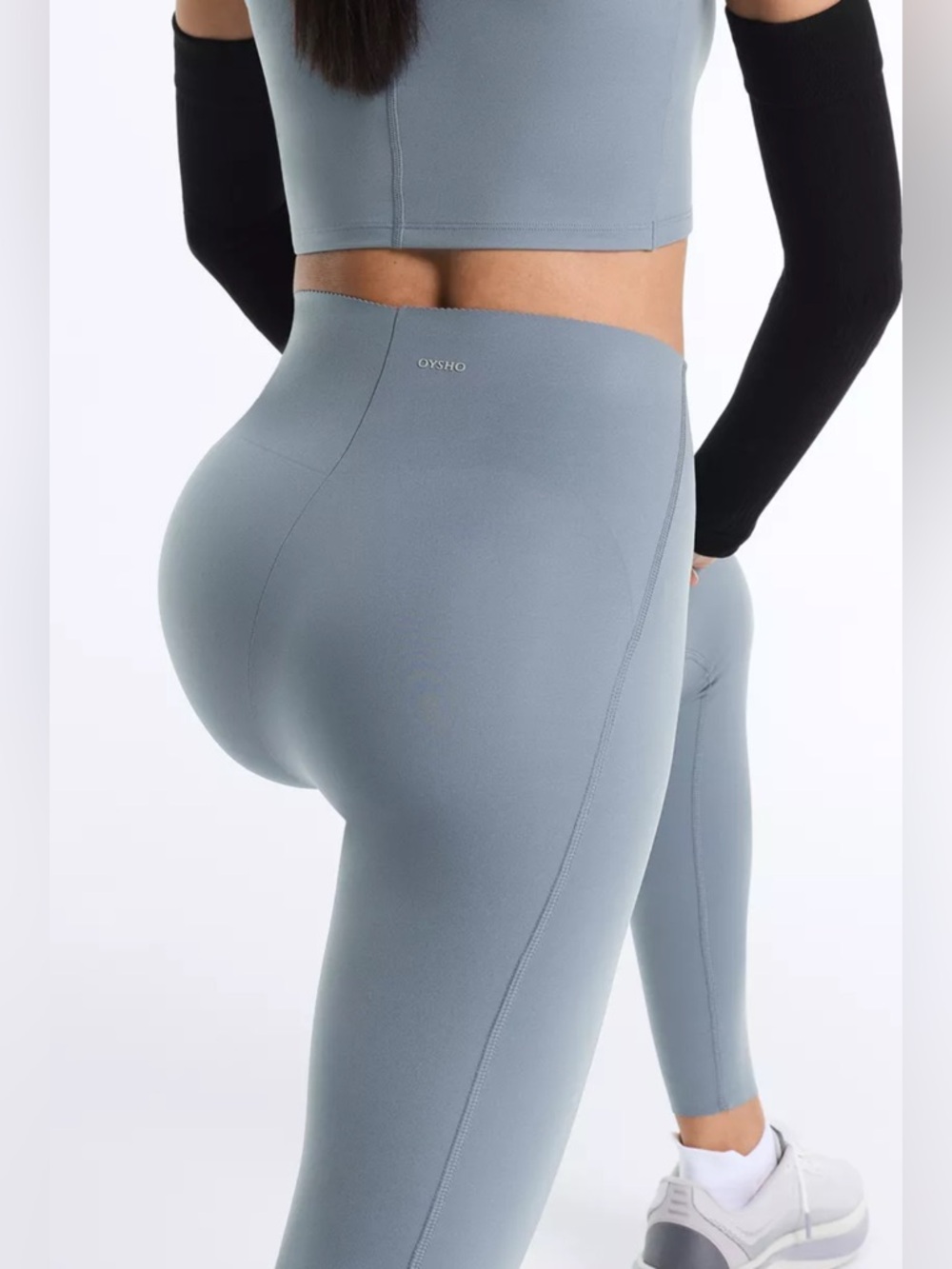 Light Blue Seamless High-Waist Leggings